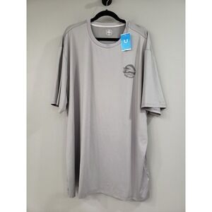 NEW LIGHTWEIGHT SIZE 4XL Northyard Men's Shirt Gray Short Sleeve Tshirt athletic